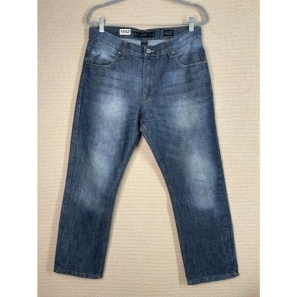 PD & C Blue Denim Pockets Slim Straight Jeans Men Size 34x30 - Picture 9 of 11